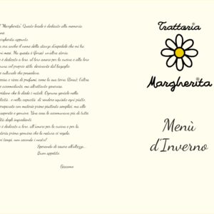 trattoria Margherita MENU d'inverno 2023 - copertina