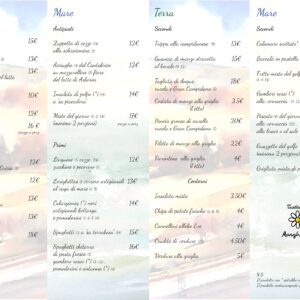 trattoria Margherita MENU d'inverno 2023 - interno