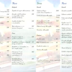 trattoria Margherita MENU Estate 2023