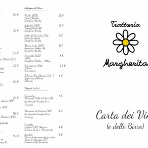 Carta dei Vini - Copertina